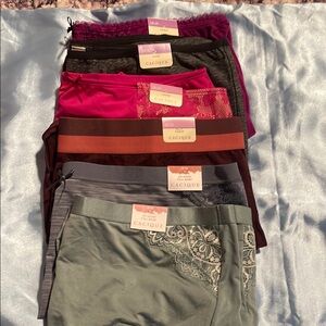 Cacique Women's Panties Collection - Burgundy, Pink, Green, Gray